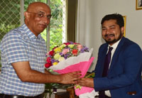 bsf ig holds courtesy meeting with the bangladesh diplomat